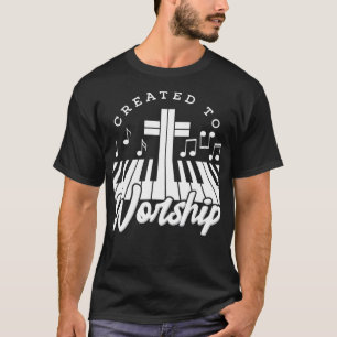 Piano Gift For A Christian Pianist And Piano Playe T-Shirt