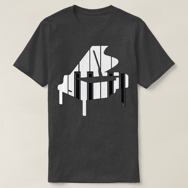 Piano Gift Idea 1  T-Shirt (Design Front)