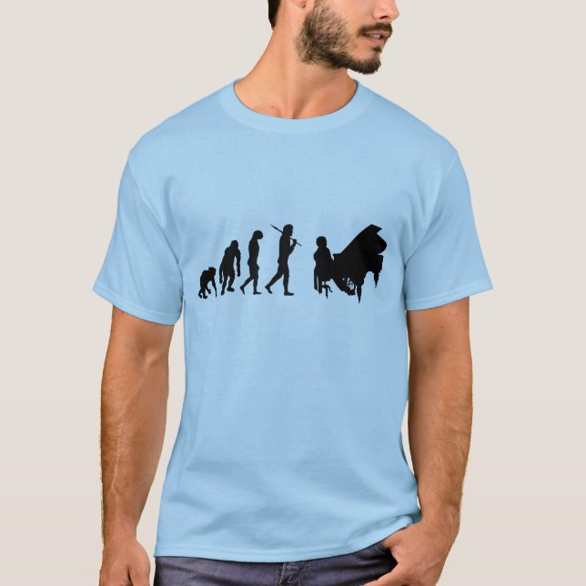 Piano gifts Pianists Bach Mozart Beethoven Music T-Shirt (Front)