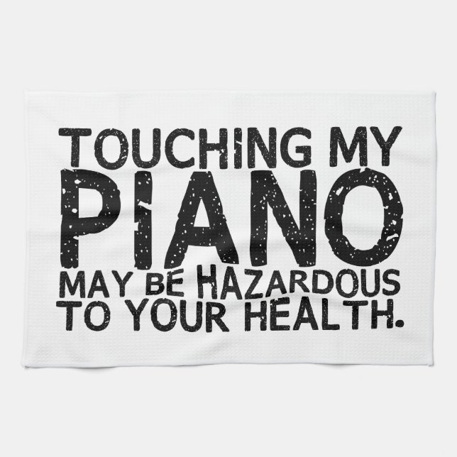 Piano Hazard Towel (Horizontal)