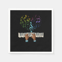 Piano Heart Music Notes Treble Clef Piano Keyboard