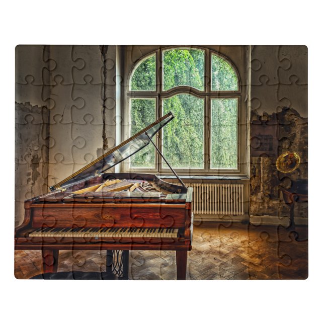 Piano in the Villa Jigsaw Puzzle (Puzzle Horizontal)