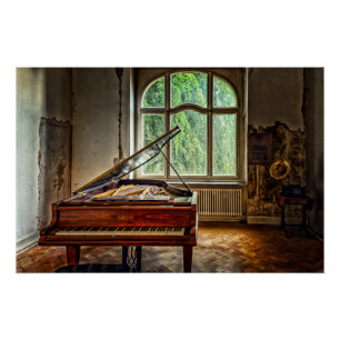 Piano in the Villa Poster