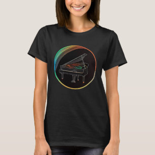 Piano Instrument for Pianist Musician Keyboard Pla T-Shirt