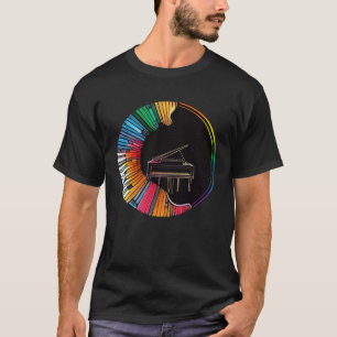 Piano Instrument for Pianist Musician Keyboard Pla T-Shirt