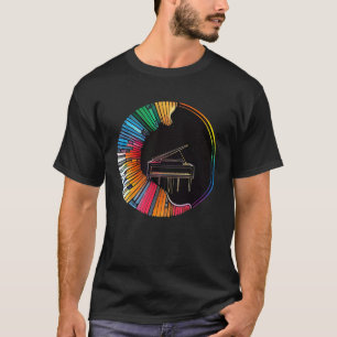 Piano Instrument for Pianist Musician Keyboard Pla T-Shirt