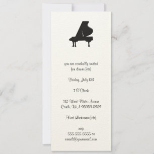 Piano Invitation
