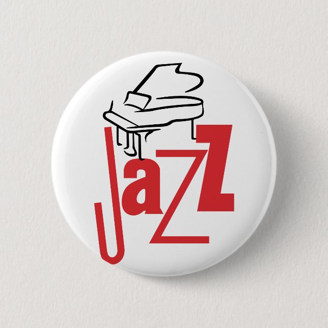 Piano Jazz Button (Front)