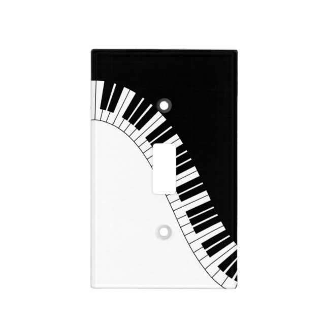 Piano Key Board Light Switch Plate (Front)