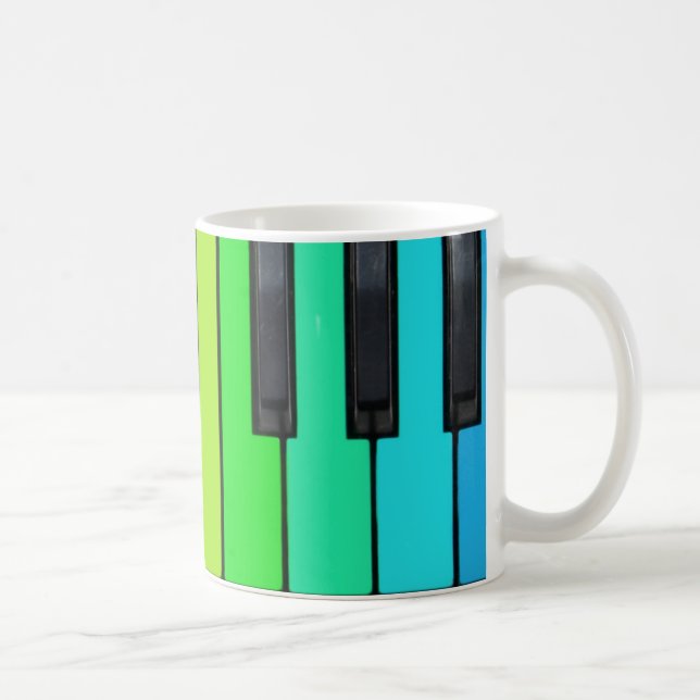 piano key designed mug (Right)