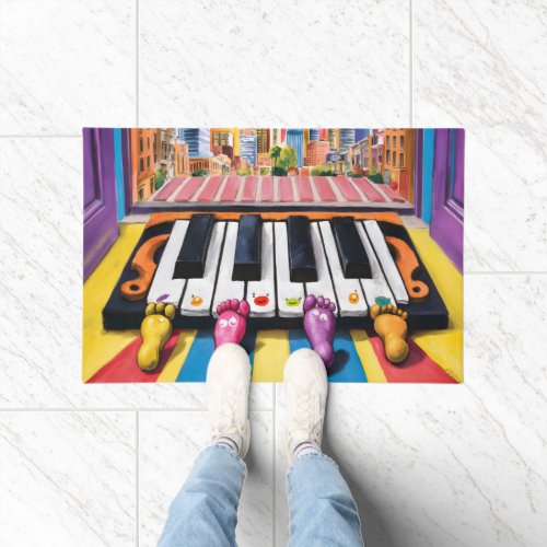 Piano Key Doormat