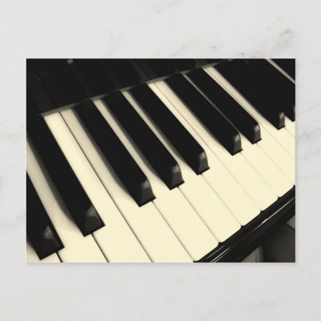 Piano Key Postcard (Front)