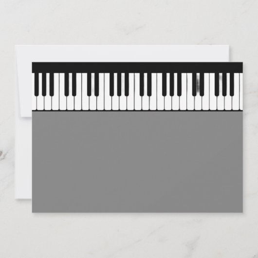 Piano keyboard (Front)