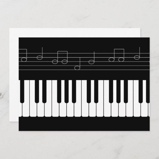 Piano keyboard (Front/Back)