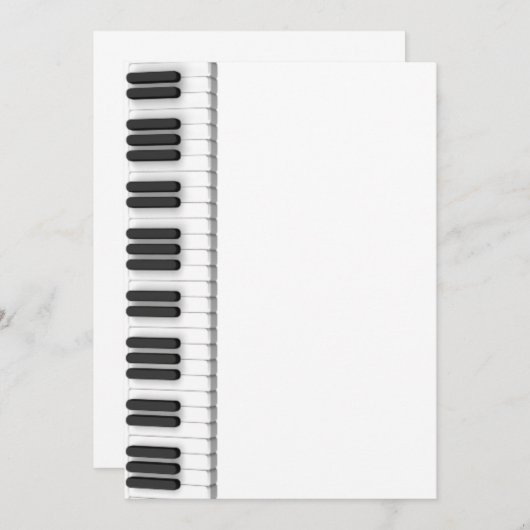 Piano keyboard (Front/Back)