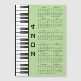 Piano Photo Wall Calendar, Zazzle