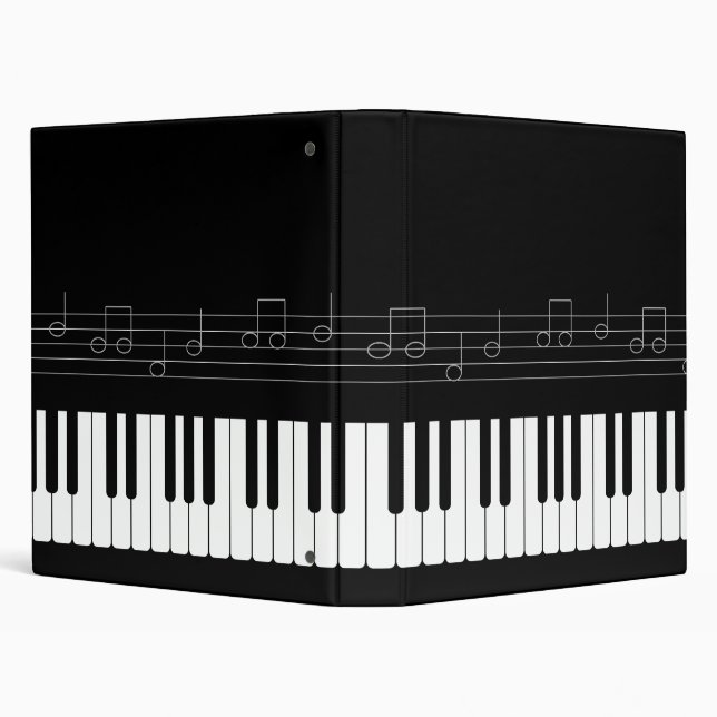 Piano keyboard 3 ring binder (Background)
