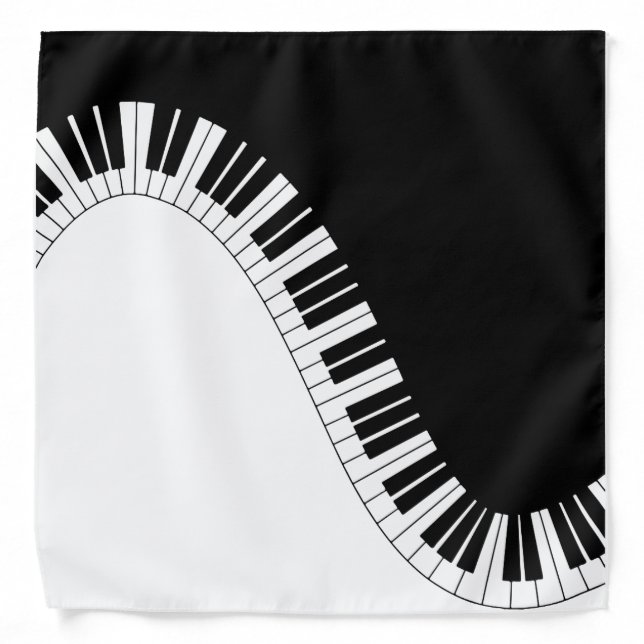 Piano Keyboard Bandana (Front)