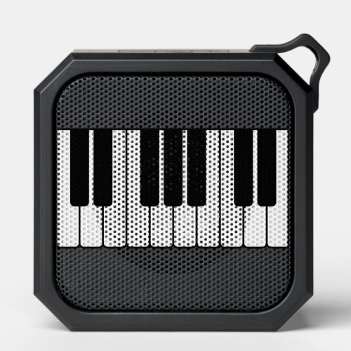 Piano keyboard black and white jumbo novelty keys bluetooth speaker