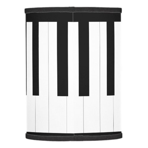 Piano Keyboard Black White Keys Musical Instrument Lamp Shade