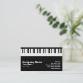 Piano Keyboard Business Card (Standing Front)