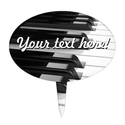 Piano Keyboard Cake Topper