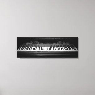 Piano Keyboard Canvas Print