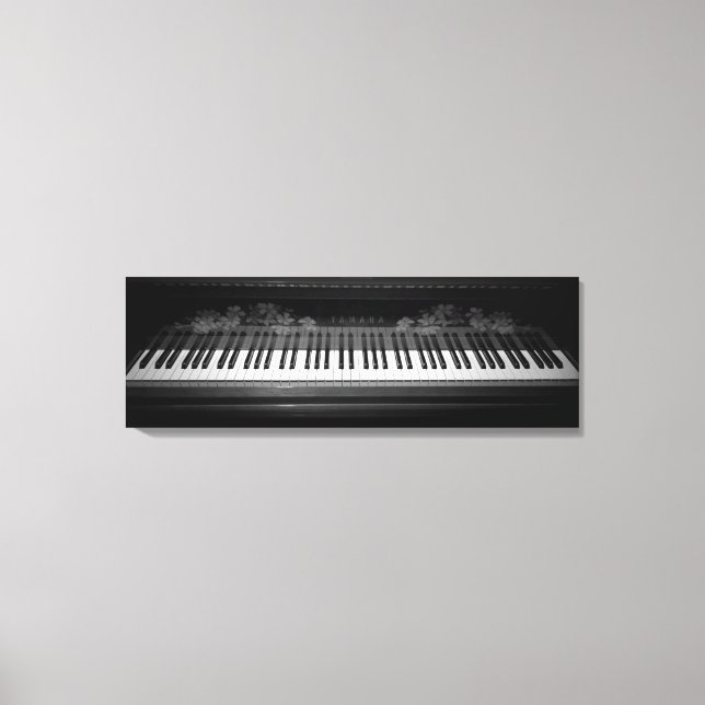 Piano Keyboard Canvas Print (Front)
