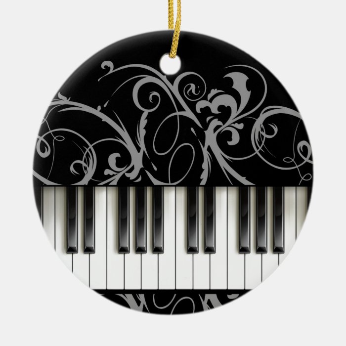 Piano Keyboard Ceramic Ornament Zazzle