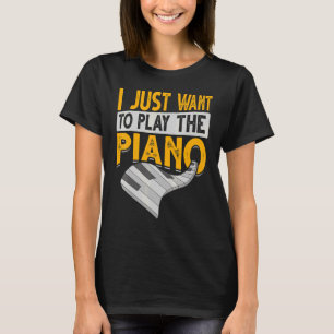 Piano Keyboard Classical Music Pianist Musician    T-Shirt