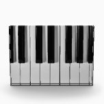 Piano Keyboard Custom Award<br><div class="desc">Whether you are a piano virtuoso or someone who can barely play Chopsticks,  you are sure to love this black and white Piano Keyboard Custom Award.</div>