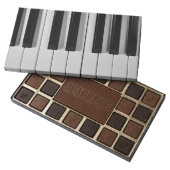 Piano Keyboard Custom Box of Chocolates (Opened)