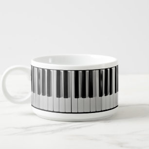 Piano Keyboard Custom Chili Bowl
