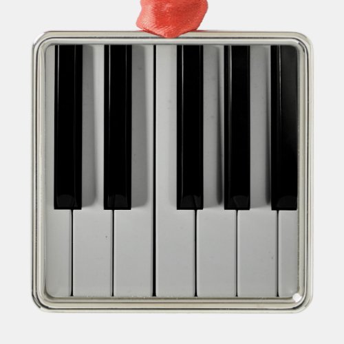 Piano Keyboard Custom Christmas Ornament