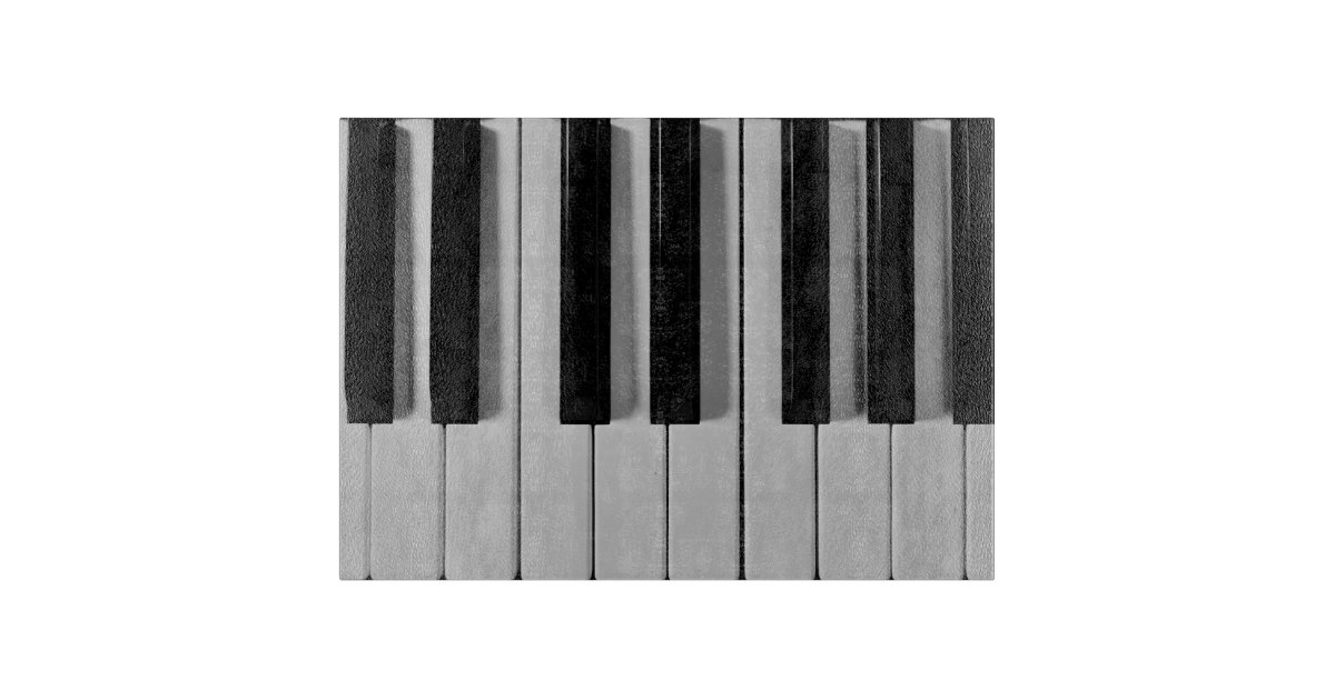 Piano Keyboard Custom Cutting Board Zazzle