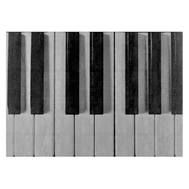 Piano Keyboard Custom Cutting Board (Front)