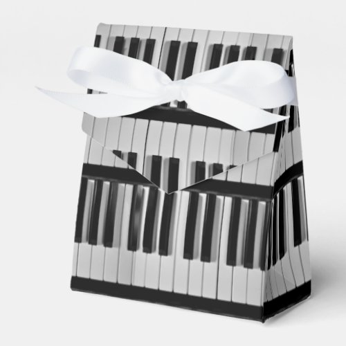 Piano Keyboard Custom Favor Box