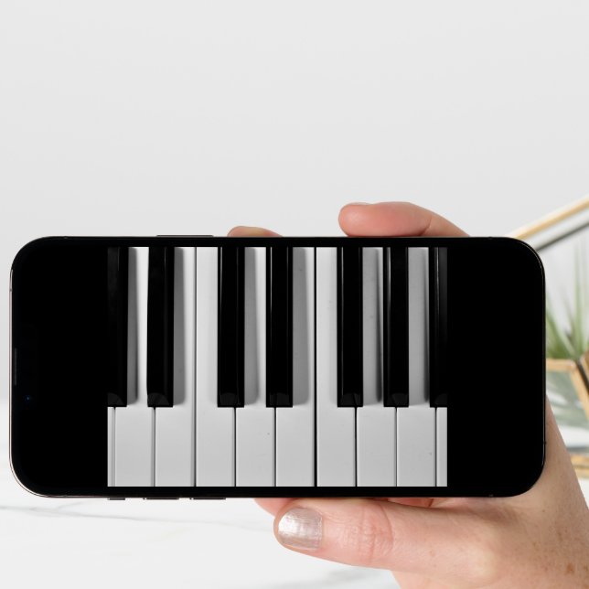 Piano Keyboard Custom Greeting Card (Front Digital)