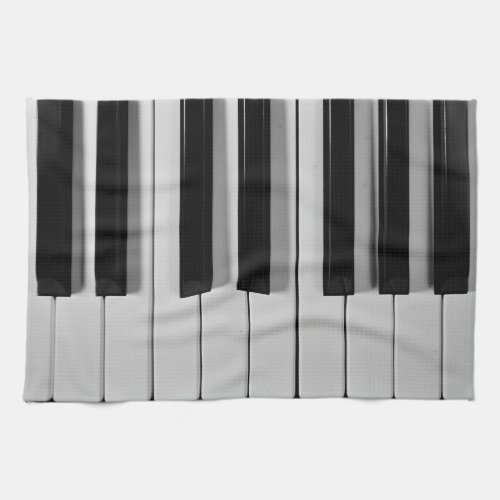 Piano Keyboard Custom Kitchen Towel