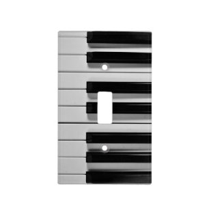 Piano Keyboard Custom Light Switch Cover