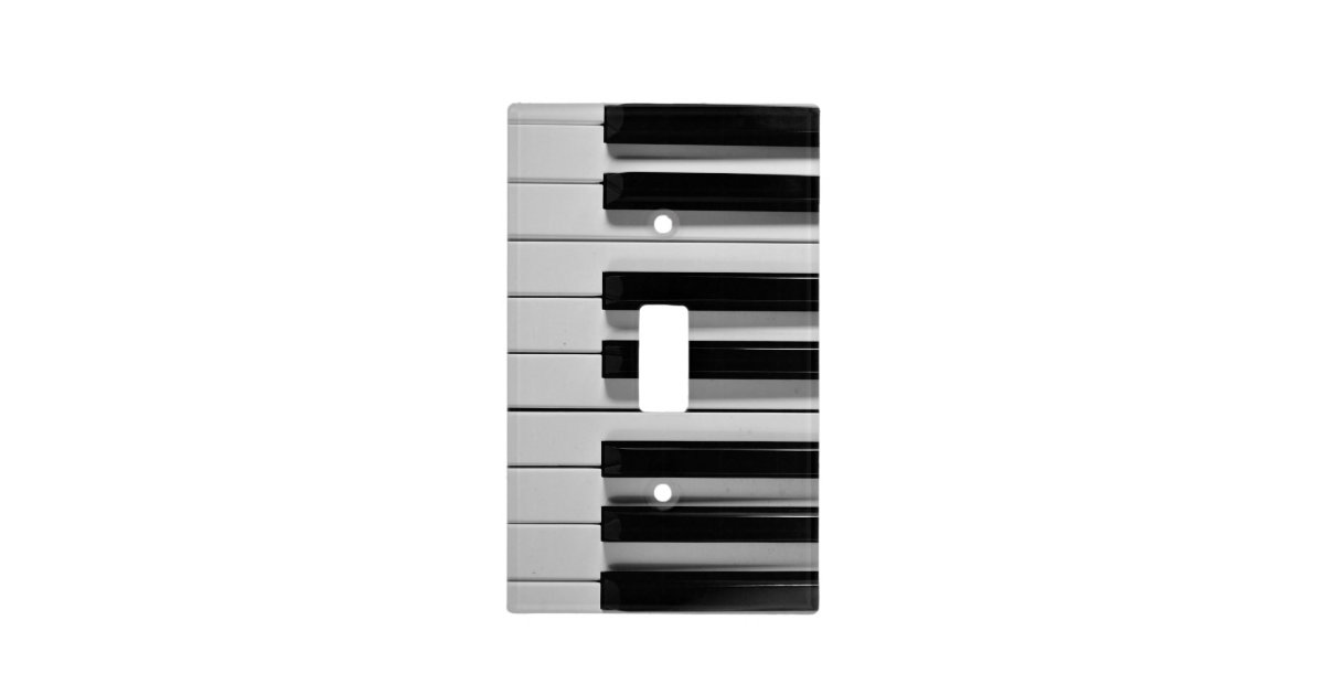 Piano Keyboard Custom Light Switch Cover Zazzle