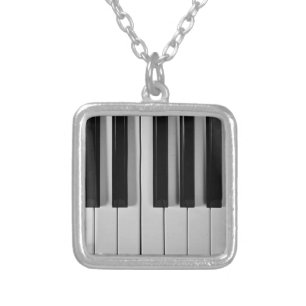 Piano Keyboard Custom Necklace