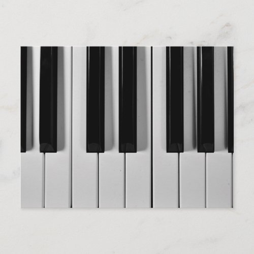 Piano Keyboard Custom Postcard