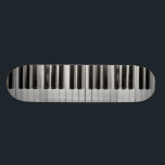 Piano Keyboard Custom Skateboard<br><div class="desc">Whether you are a piano virtuoso or someone who can barely play Chopsticks,  you are sure to love this black and white Piano Keyboard Custom Skateboard.</div>