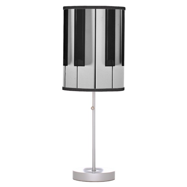 Piano Keyboard Custom Table Lamp (Front)
