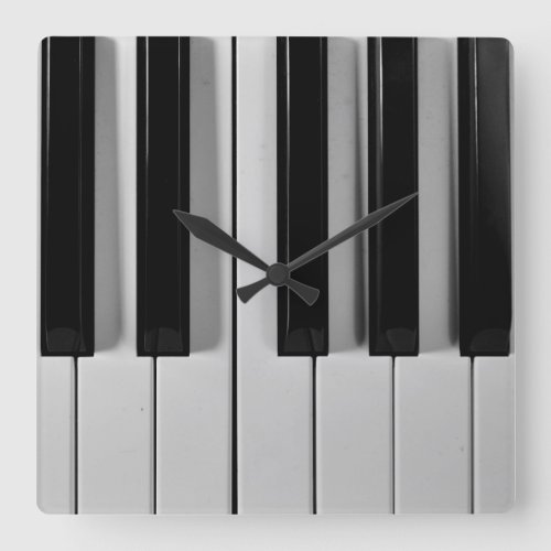 Piano Keyboard Custom Wall Clock