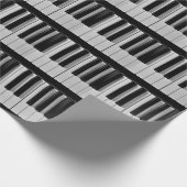 Piano Keyboard Custom Wrapping Paper | Zazzle