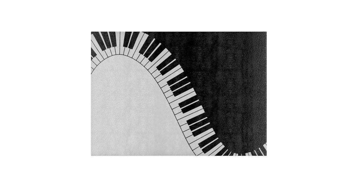 Piano Keyboard Cutting Board