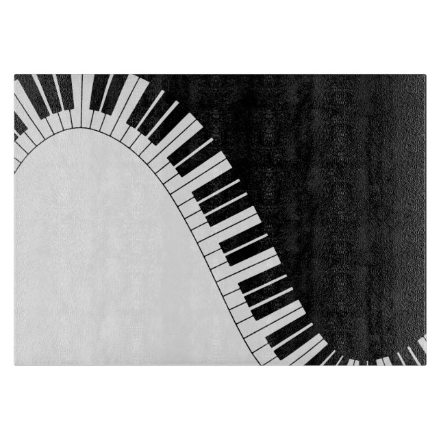 Piano Keyboard Cutting Board (Front)