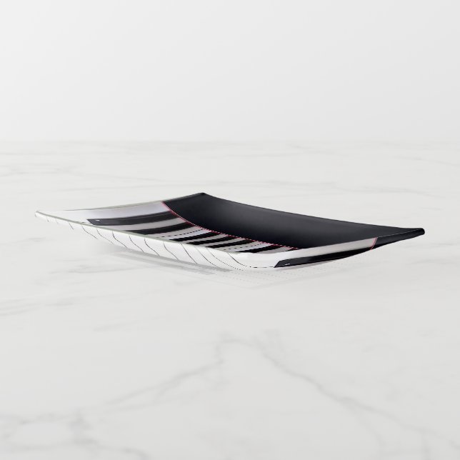 Piano Keyboard Decorative Tray (Angled)